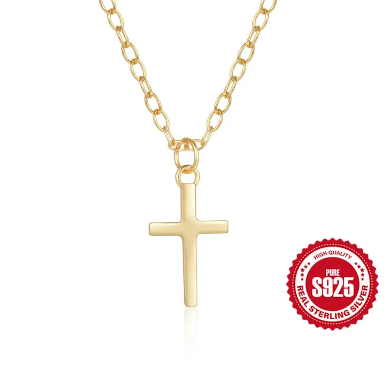 Classic Gold Cross Necklace sold by Victoria Emerson