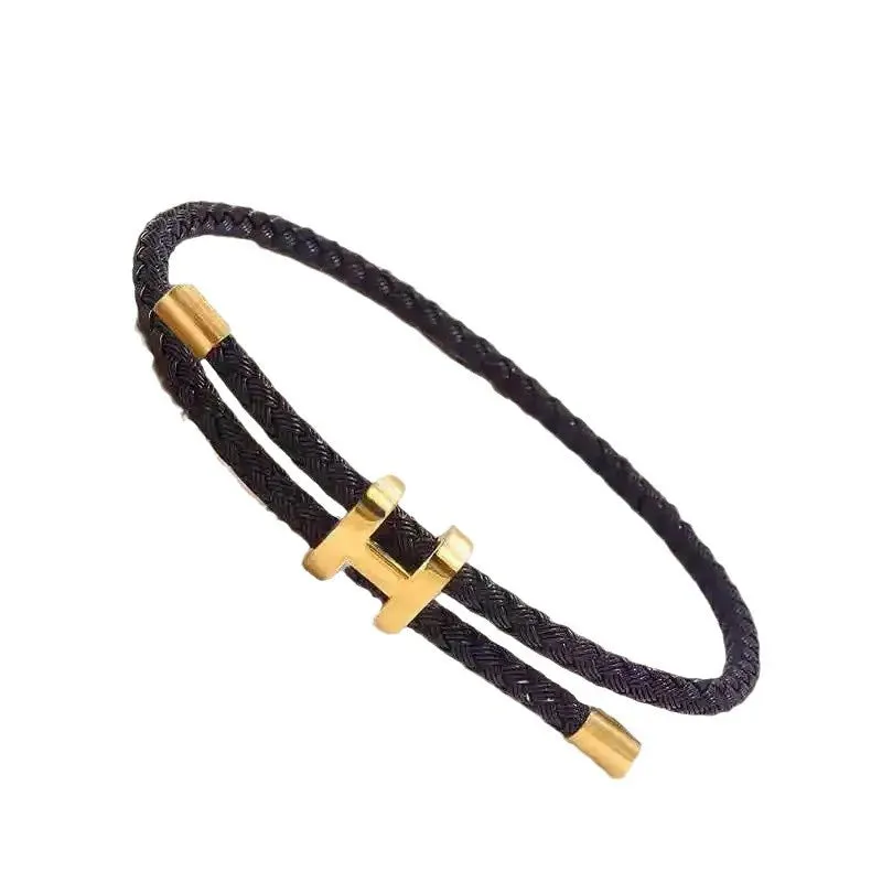 Braided Bracelet with Gold Accent made by Victoria Emerson