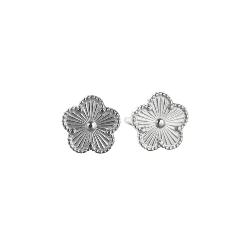 Silver Blossom Stud Earrings sold by Victoria Emerson