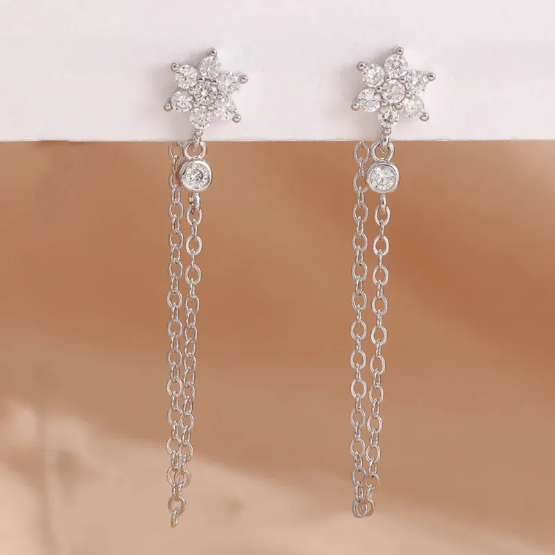 Aurélie Cascade Drop Earrings made by Victoria Emerson