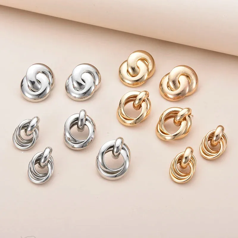 Interlock Knot Stud Earrings sold by Victoria Emerson