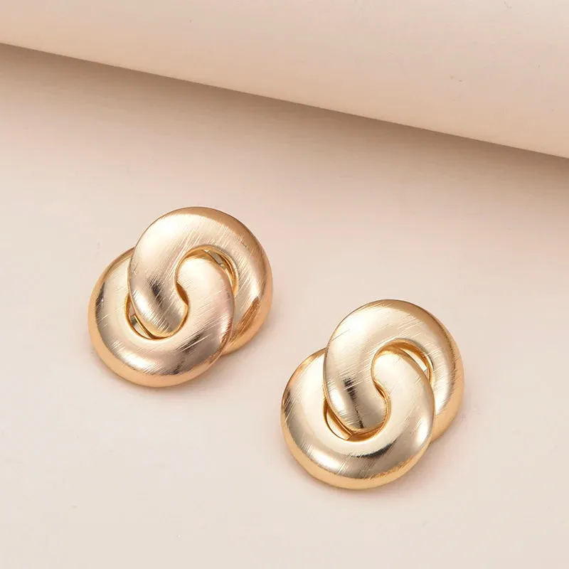 Interlock Knot Stud Earrings sold by Victoria Emerson product image thumbnail 5