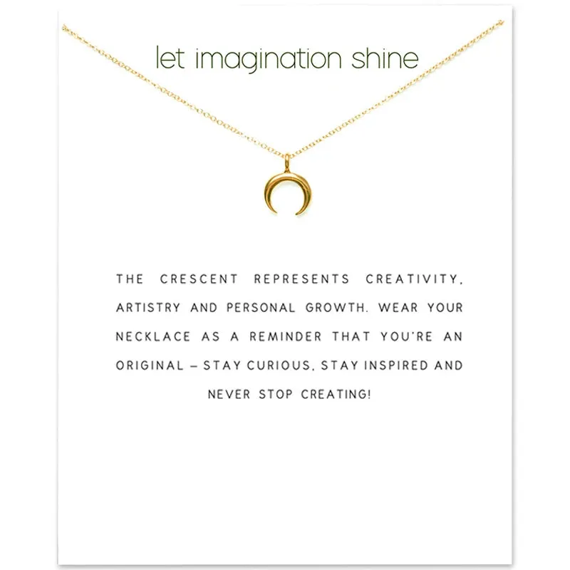 Crescent Moon Dream Necklace sold by Victoria Emerson