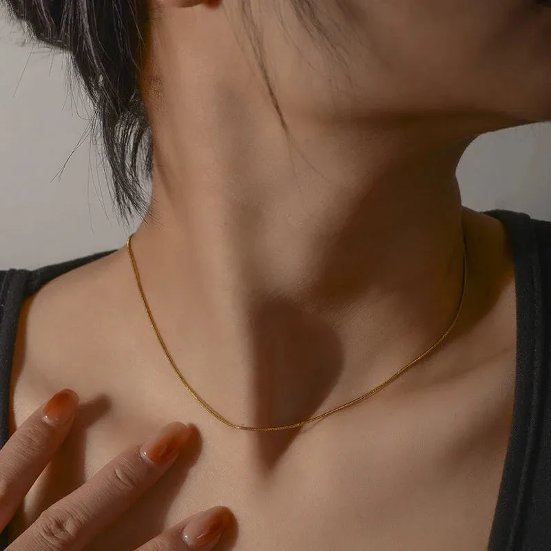 Classic Snake Chain Necklace sold by Victoria Emerson product image thumbnail 5