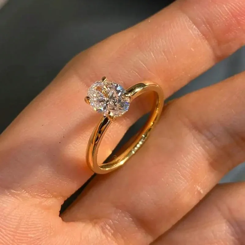 Promise Oval Crystal Ring sold by Victoria Emerson