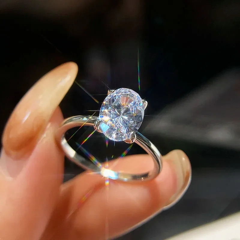 Promise Oval Crystal Ring sold by Victoria Emerson product image thumbnail 5