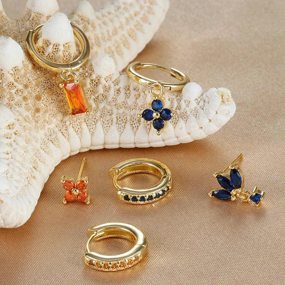 Gemma Floral Crystal Earring Set sold by Victoria Emerson product image thumbnail 3