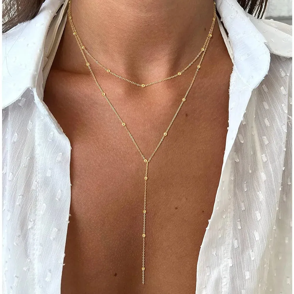 Grace Y-Drop Lariat Necklace sold by Victoria Emerson