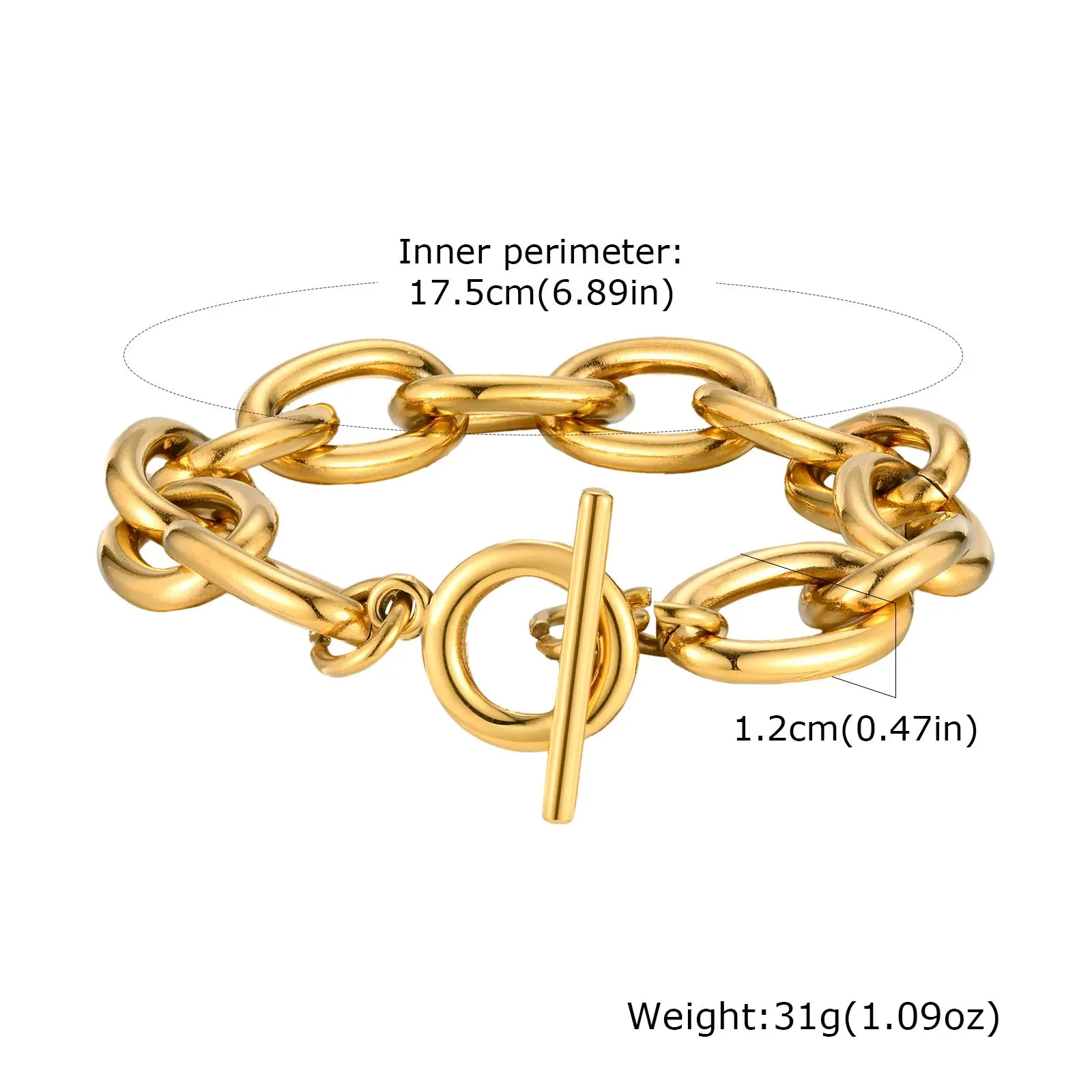 Brooklyn Bold Toggle Bracelet sold by Victoria Emerson product image thumbnail 4