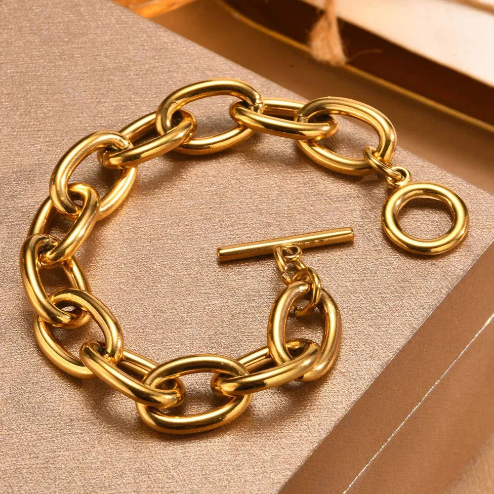 Brooklyn Bold Toggle Bracelet sold by Victoria Emerson