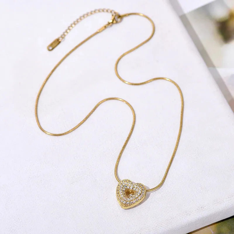 Amore Heart Pendant Necklace sold by Victoria Emerson product image thumbnail 3
