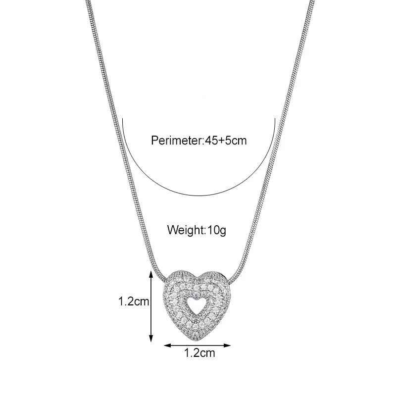 Amore Heart Pendant Necklace sold by Victoria Emerson product image thumbnail 5