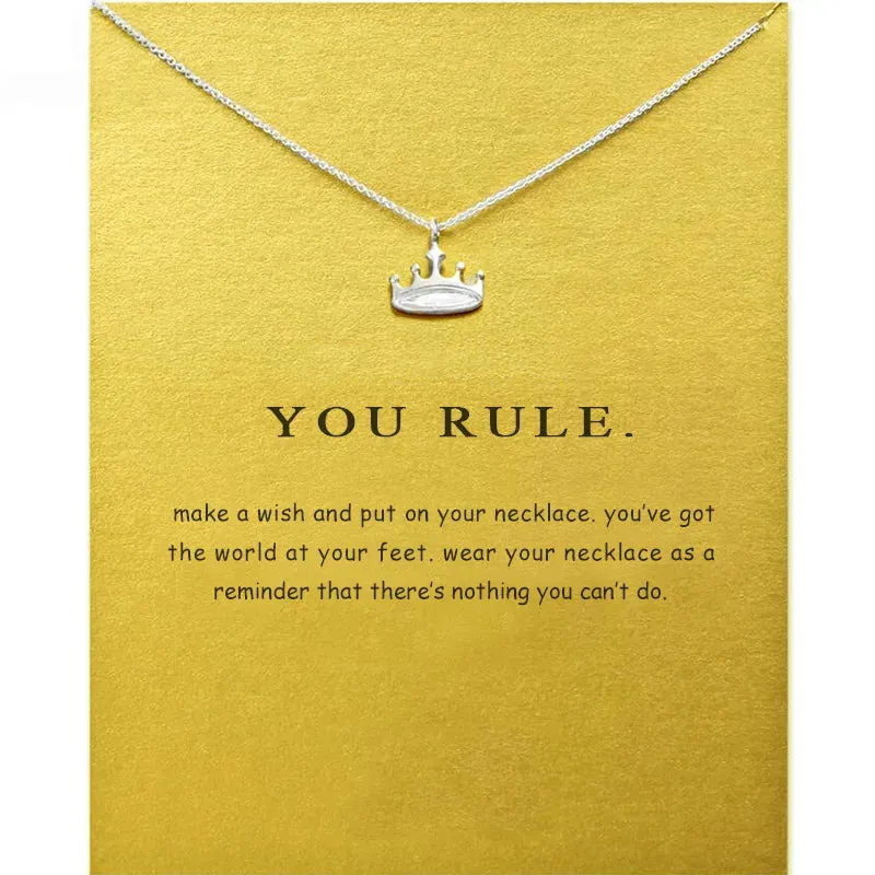 You Rule Crown Necklace sold by Victoria Emerson product image thumbnail 5