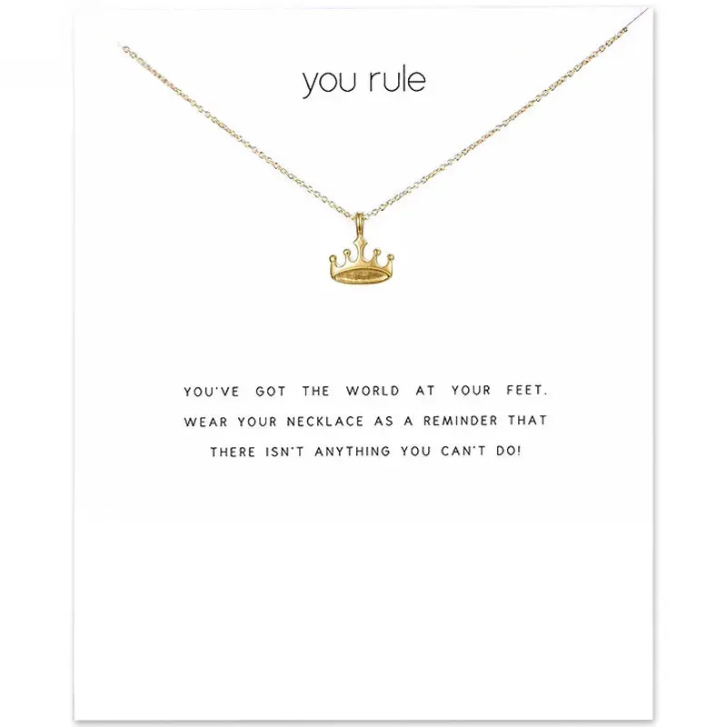You Rule Crown Necklace sold by Victoria Emerson