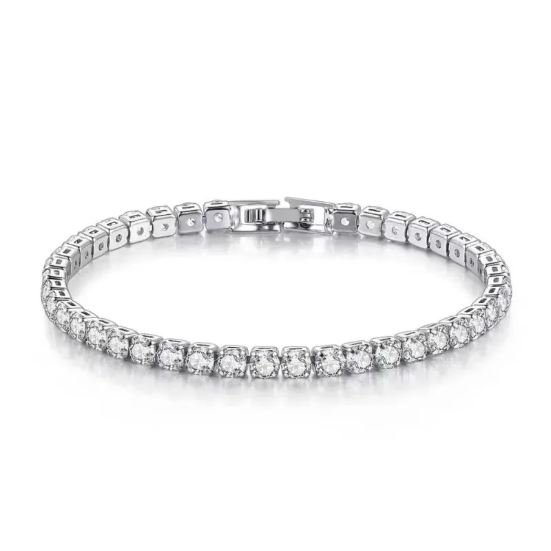 Sterling Silver Tennis Bracelet sold by Victoria Emerson