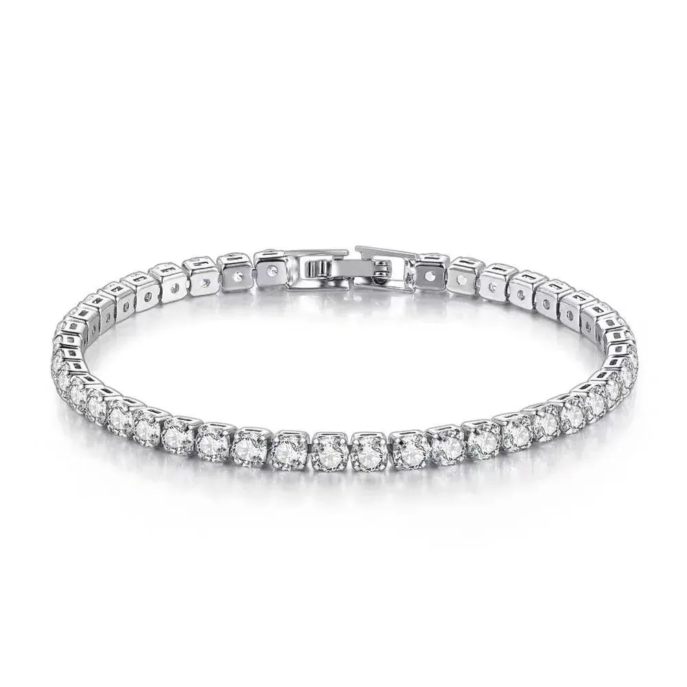 Sterling Silver Tennis Bracelet sold by Victoria Emerson