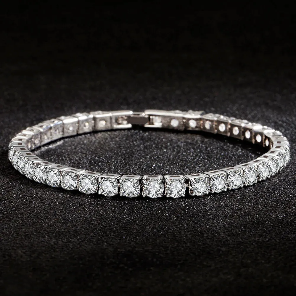 S925 Moissanite Charm Bracelet sold by Victoria Emerson product image thumbnail 2