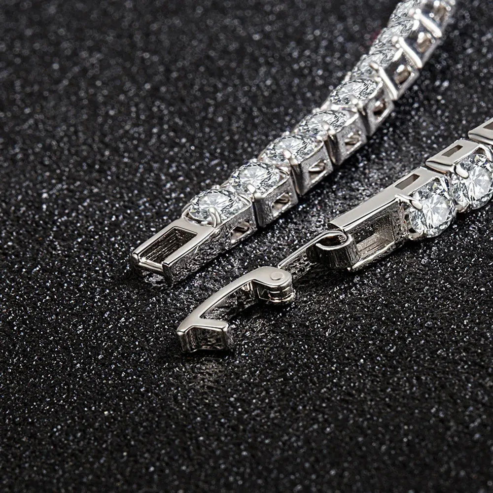 S925 Moissanite Charm Bracelet sold by Victoria Emerson product image thumbnail 4