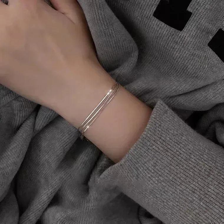 Sterling Silver Coil Bracelet sold by Victoria Emerson product image thumbnail 3