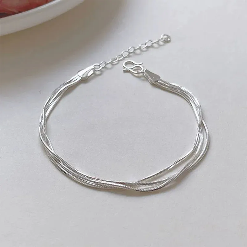Sterling Silver Coil Bracelet made by Victoria Emerson