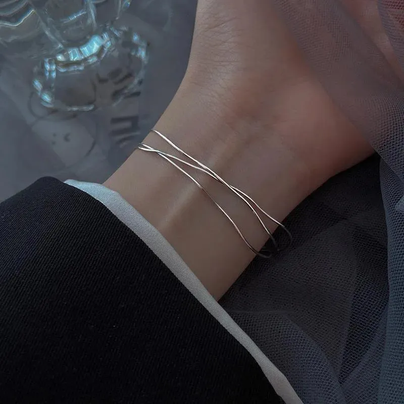 Sterling Silver Coil Bracelet sold by Victoria Emerson product image thumbnail 2