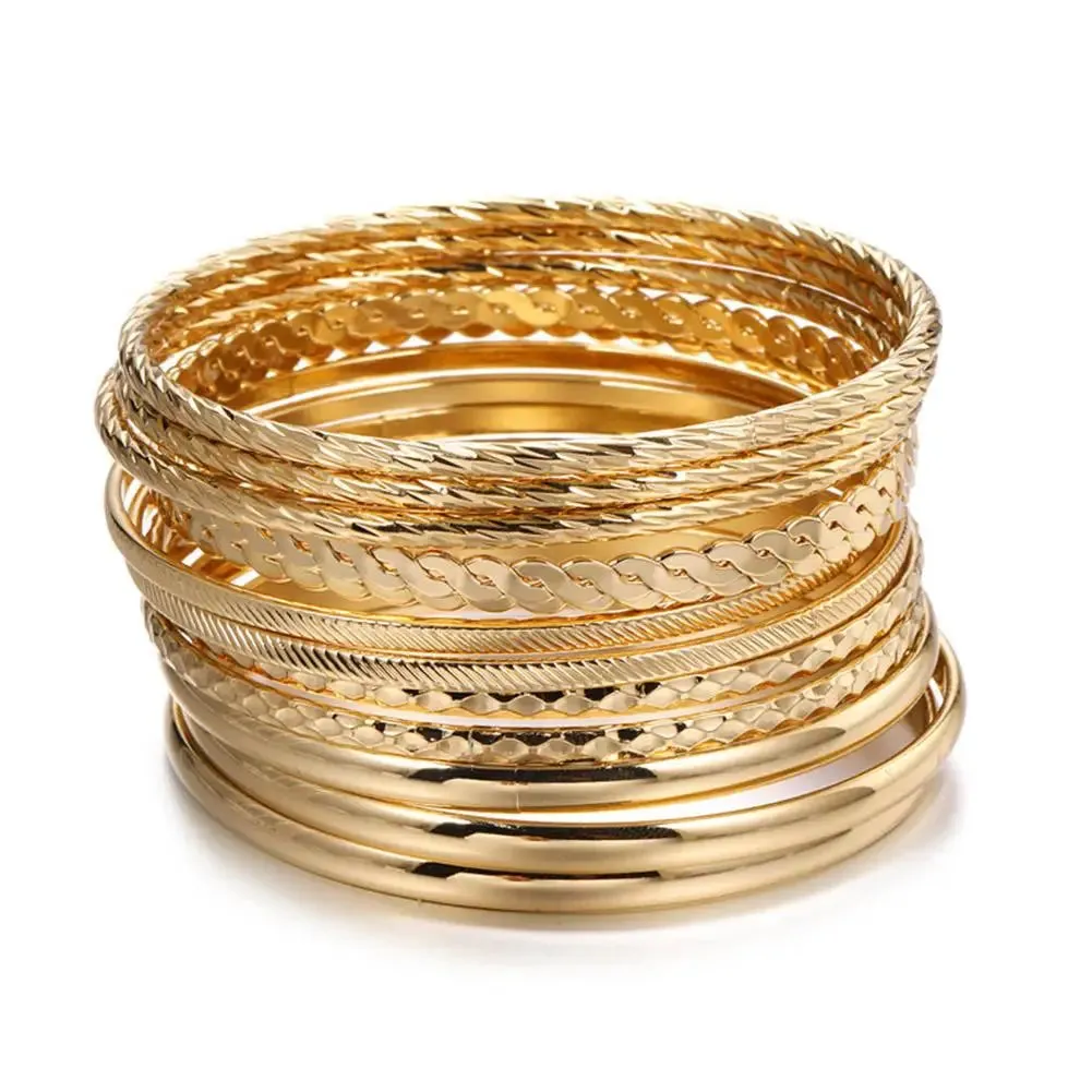 Cuban Chain Bracelet Set (12-Piece) sold by Victoria Emerson product image thumbnail 4