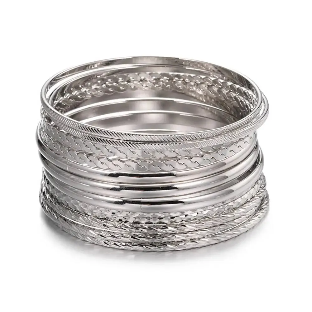 Cuban Chain Bracelet Set (12-Piece) sold by Victoria Emerson product image thumbnail 5