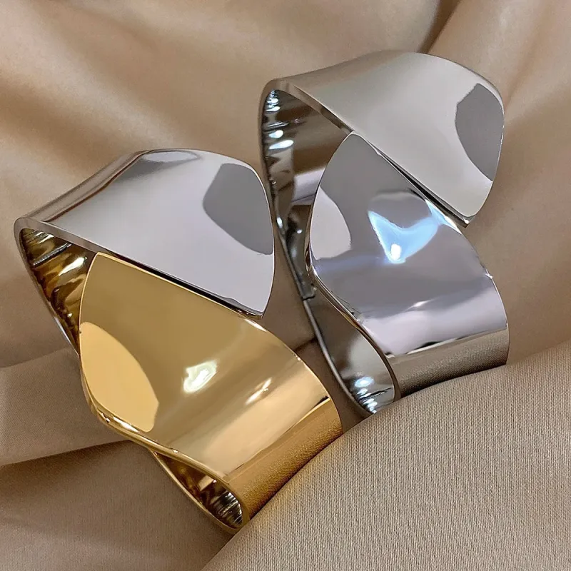 Chunky Wide Open Cuff Bracelet made by Victoria Emerson