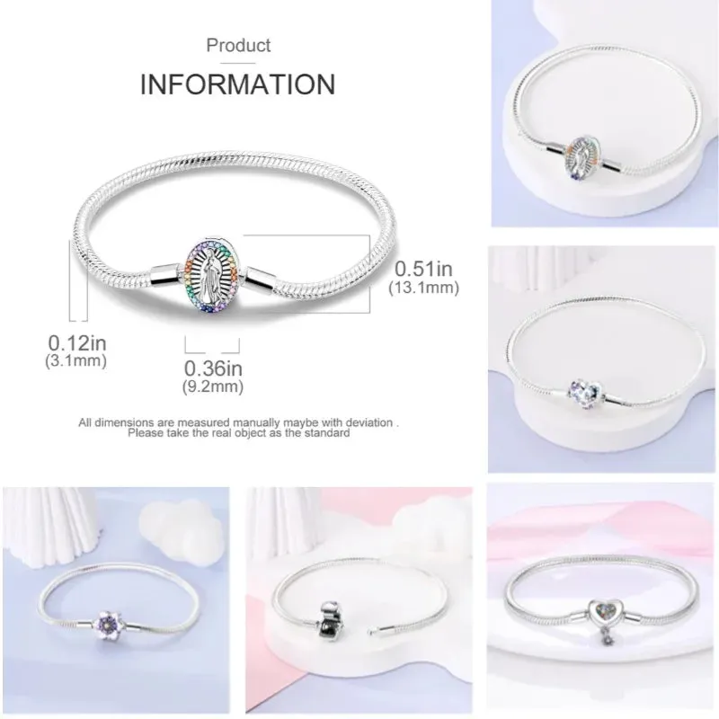 Sterling Silver Zirconia Charm Bracelet sold by Victoria Emerson product image thumbnail 3