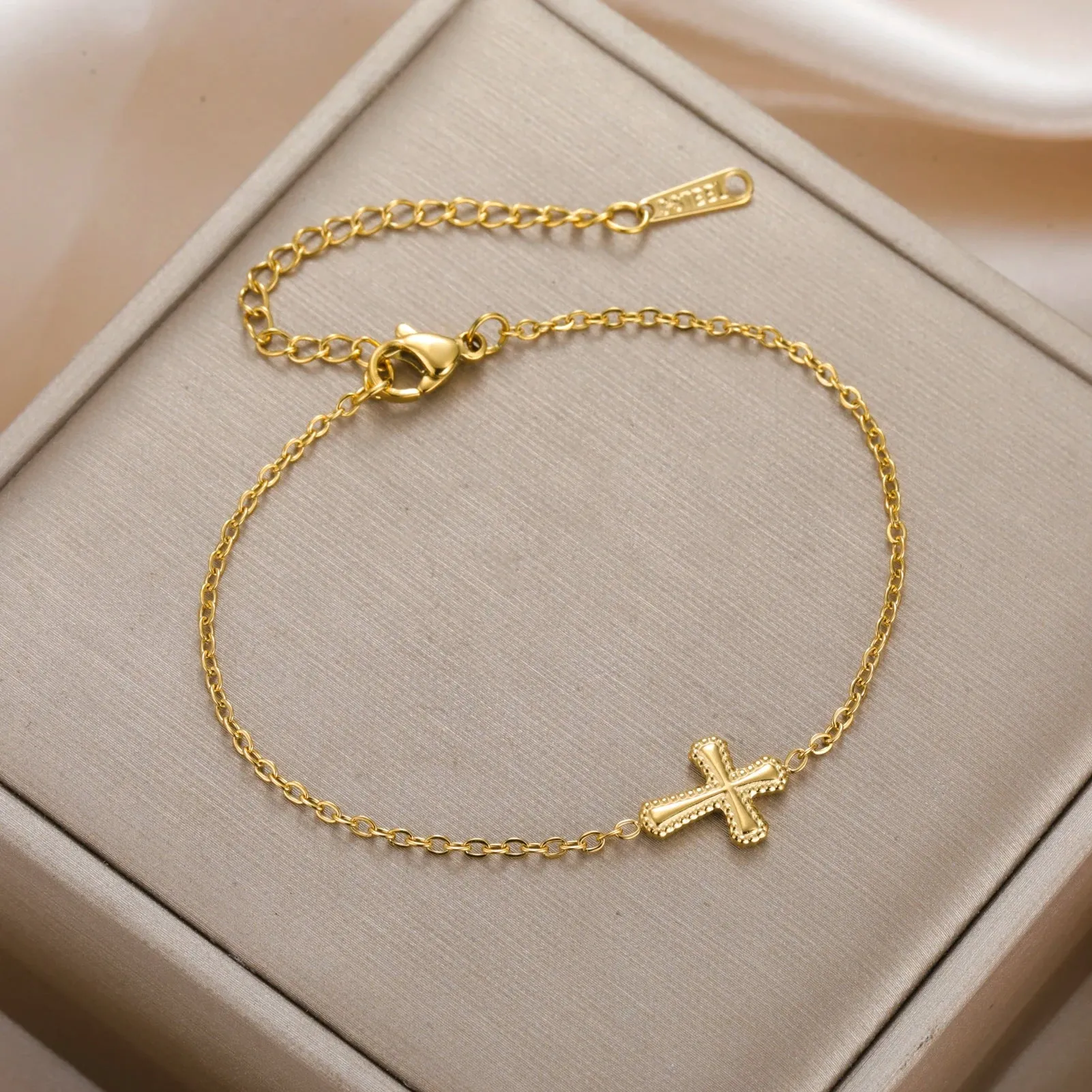 Cross Pendant Chain Bracelet sold by Victoria Emerson product image thumbnail 5
