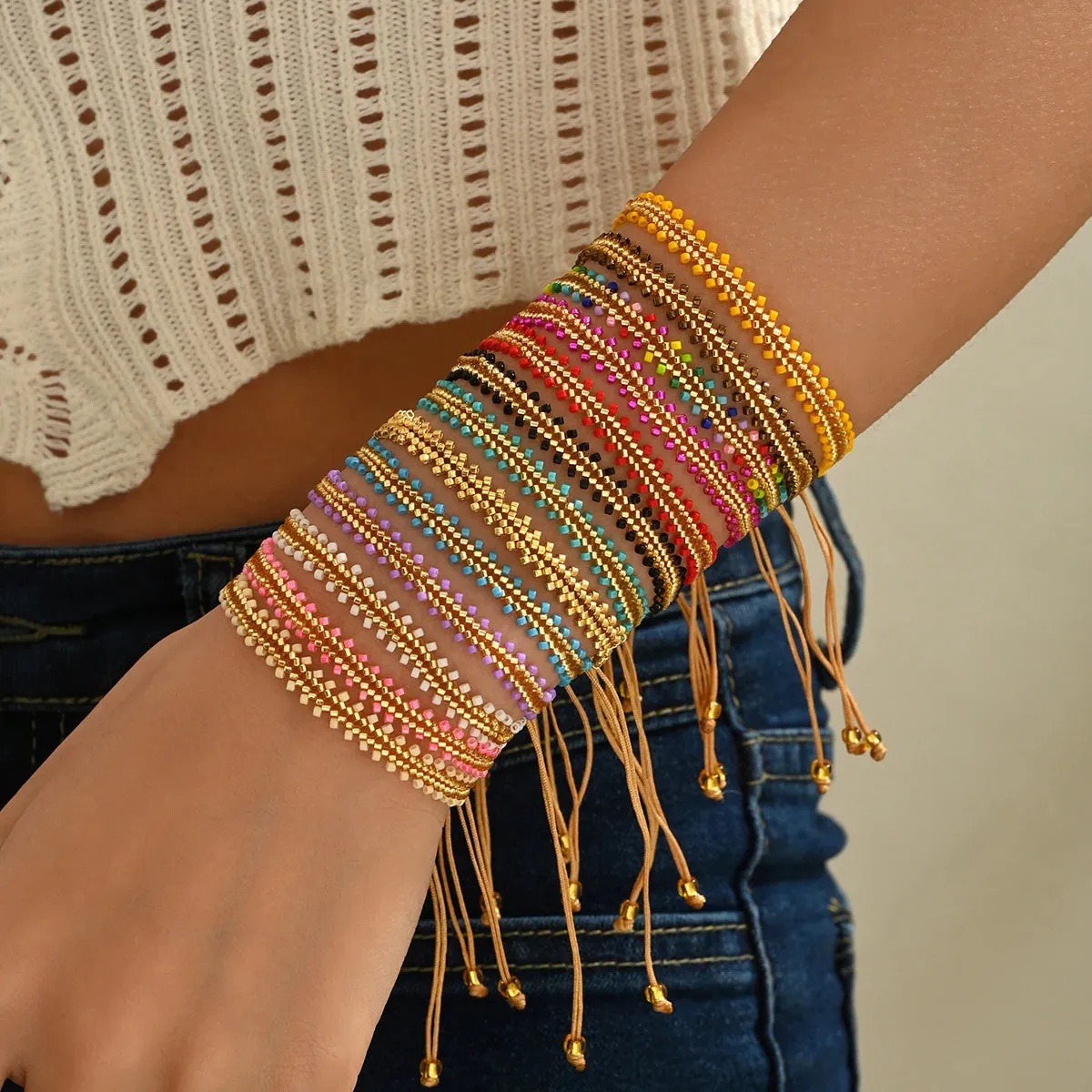 Miyuki Beaded Bracelet sold by Victoria Emerson