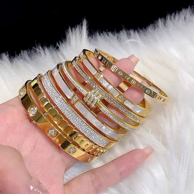 Gold-Plated Statement Bangle sold by Victoria Emerson product image thumbnail 3