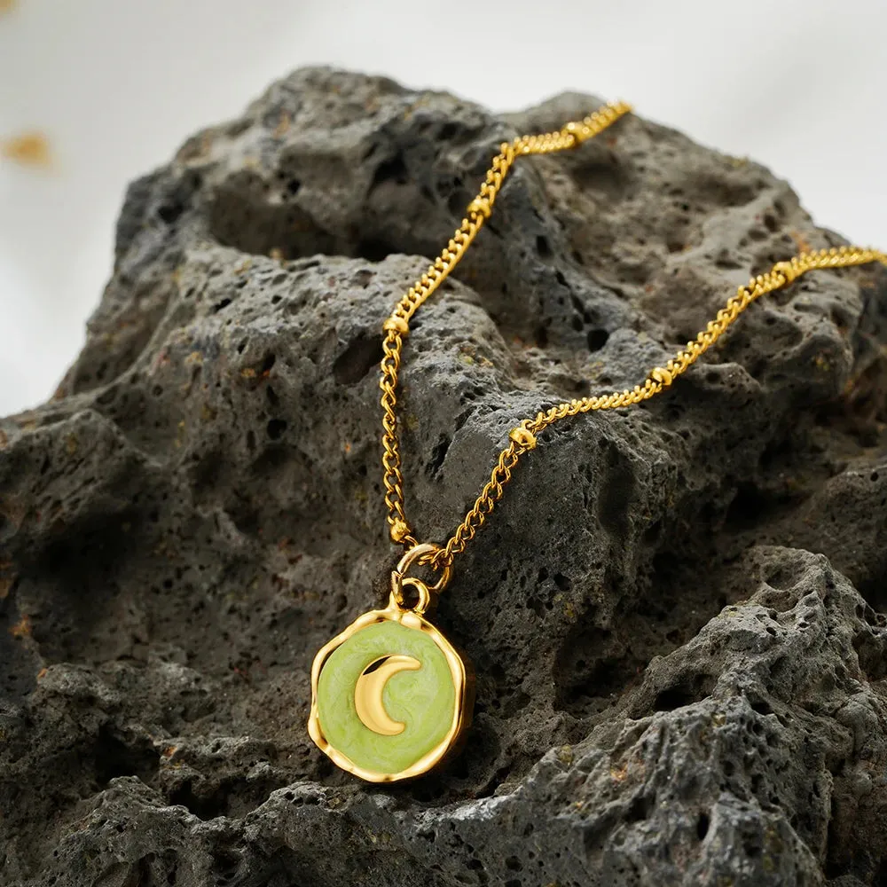 Opal Cross & Heart Pendant Necklace sold by Victoria Emerson product image thumbnail 5