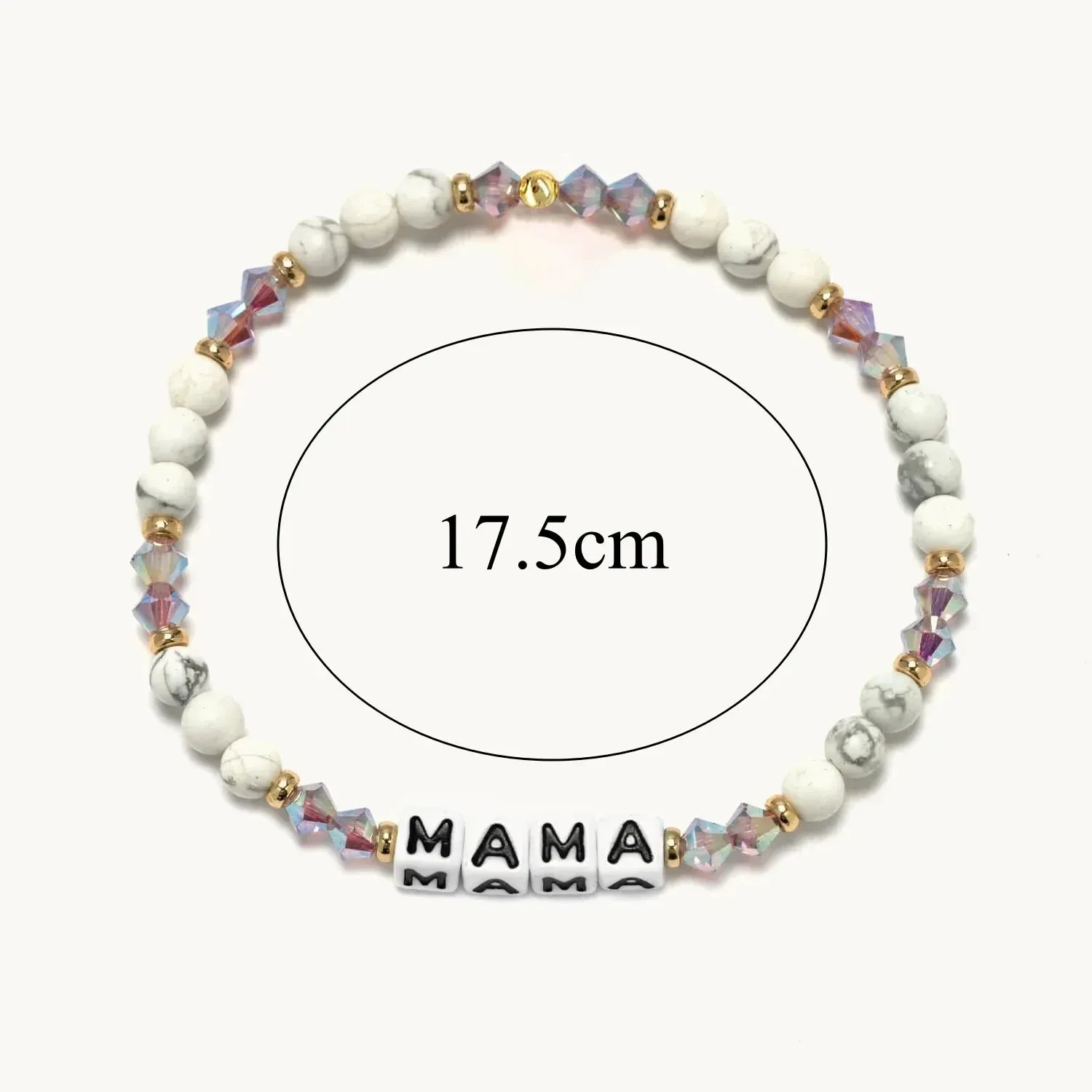Personalized Letter Beaded Bracelet sold by Victoria Emerson product image thumbnail 5