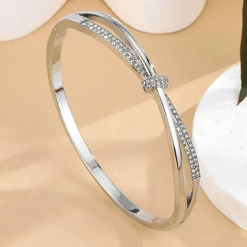 Crystal Pavé Bangle Bracelet sold by Victoria Emerson product image thumbnail 2