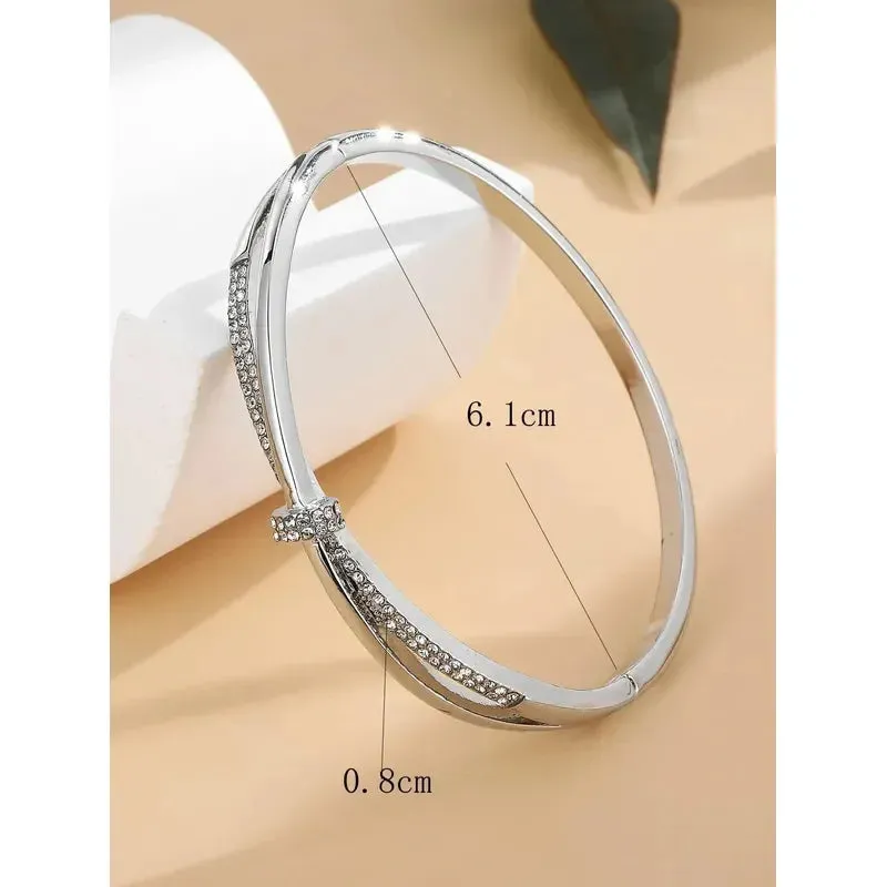 Crystal Pavé Bangle Bracelet sold by Victoria Emerson product image thumbnail 3