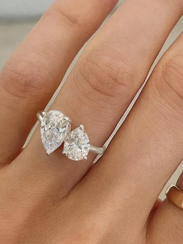Sterling Silver Water Drop Ring sold by Victoria Emerson product image thumbnail 2