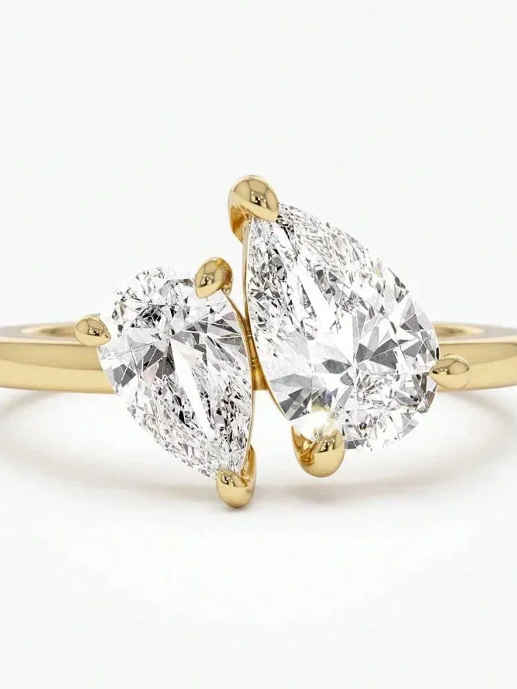 Sterling Silver Water Drop Ring sold by Victoria Emerson product image thumbnail 3