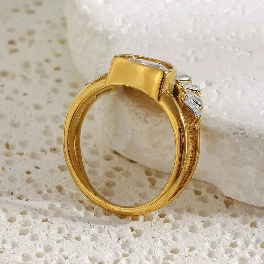 Sun Layer Statement Ring sold by Victoria Emerson product image thumbnail 3