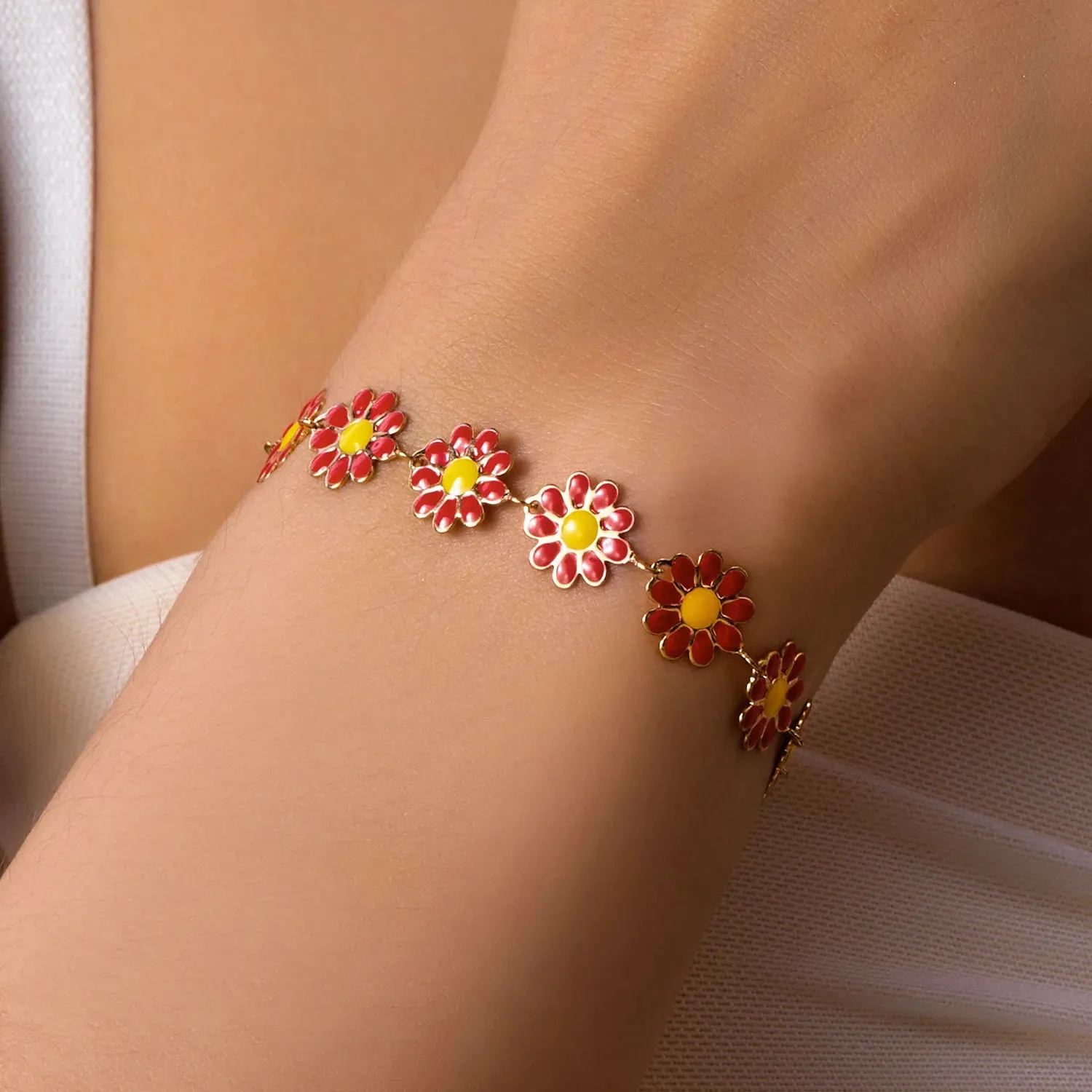 Daisy Beaded Bracelet sold by Victoria Emerson product image thumbnail 5