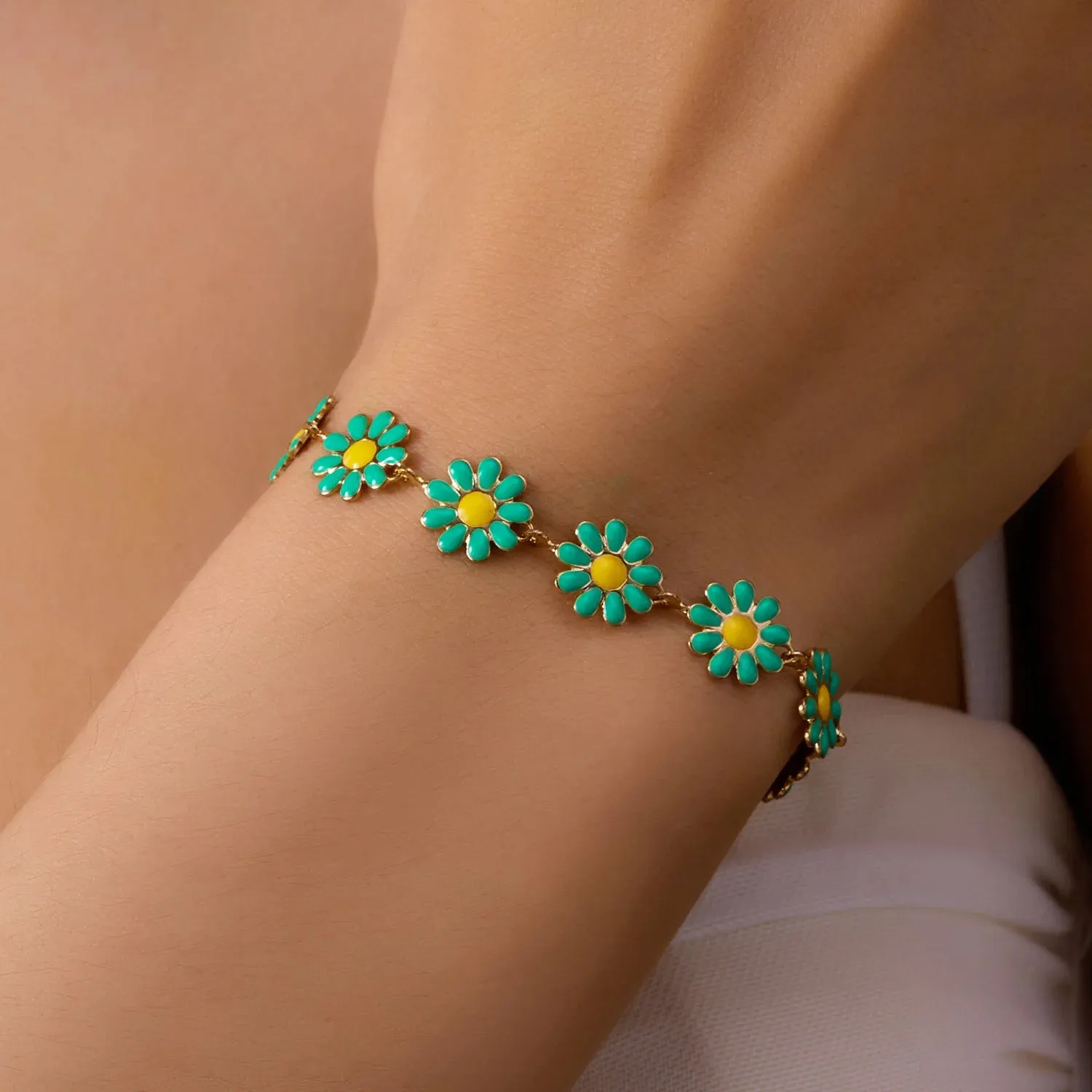 Daisy Beaded Bracelet sold by Victoria Emerson product image thumbnail 2