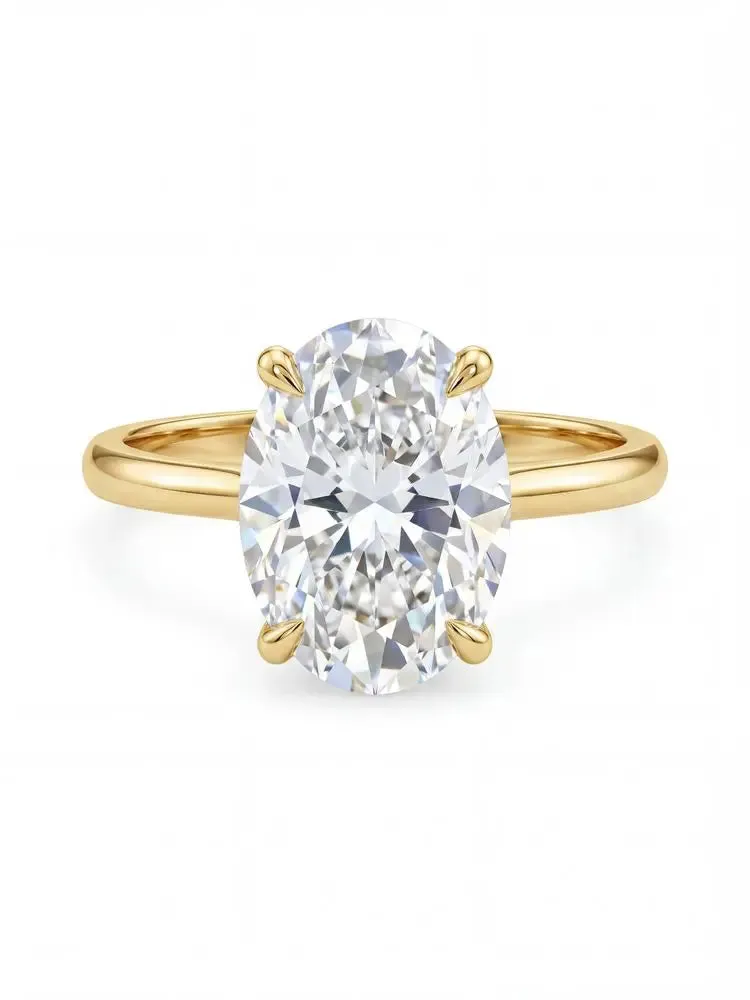 Sterling Silver Oval Zircon Ring sold by Victoria Emerson product image thumbnail 5