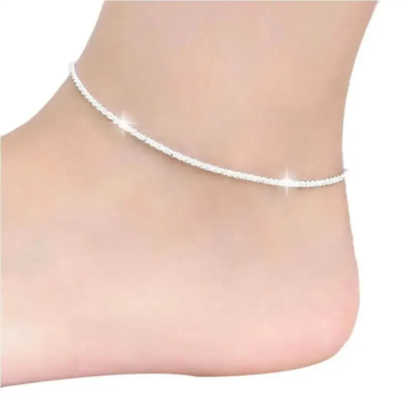Layered Cuban Link Anklet Set sold by Victoria Emerson product image thumbnail 4