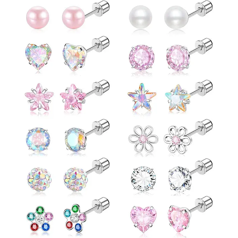 Screw-Back Stud Earring Set made by Victoria Emerson