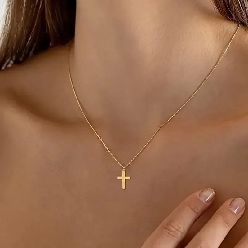 Petite Cross Choker Necklace sold by Victoria Emerson product image thumbnail 3