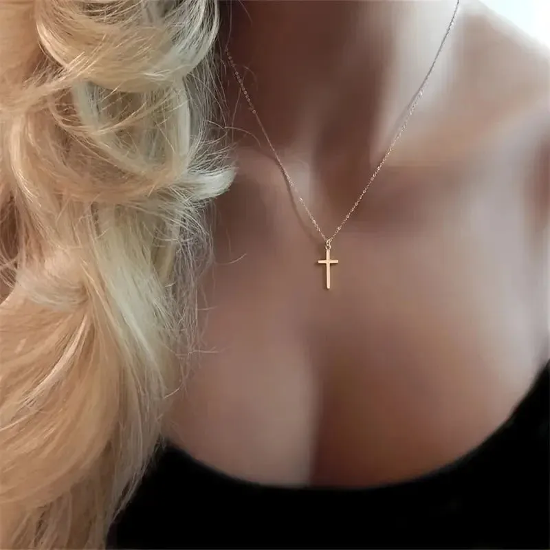 Petite Cross Choker Necklace sold by Victoria Emerson product image thumbnail 2