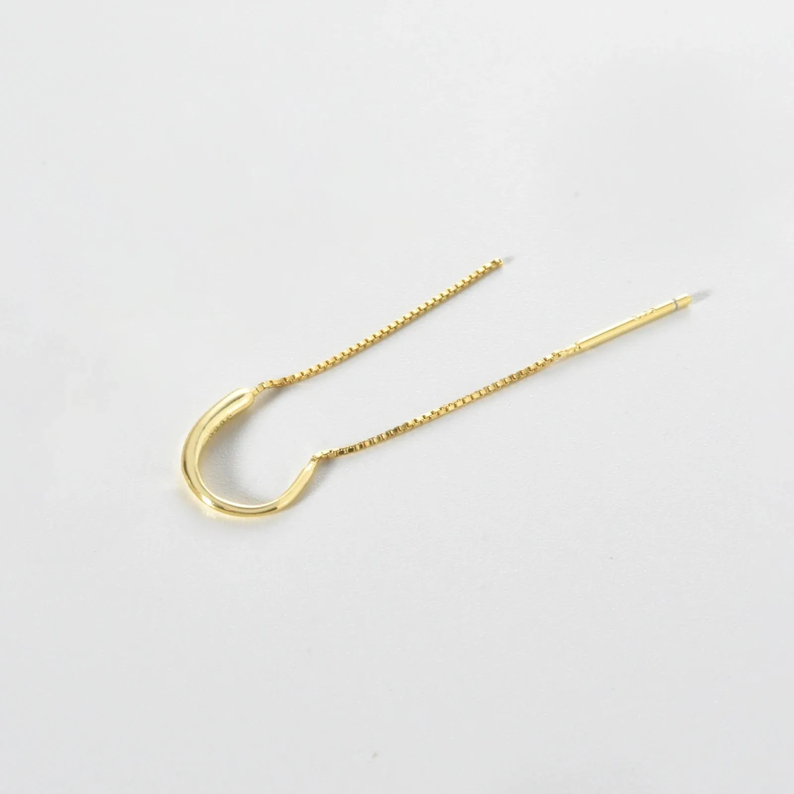 Sterling Silver Chain Drop Earrings sold by Victoria Emerson product image thumbnail 3