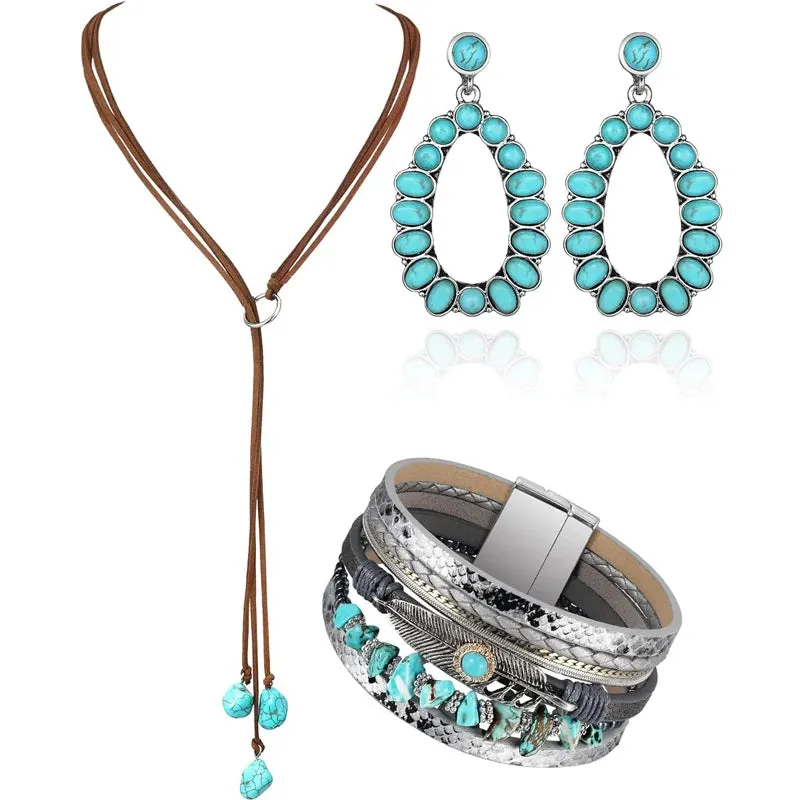 3-Piece Boho Western Jewelry Set made by Victoria Emerson