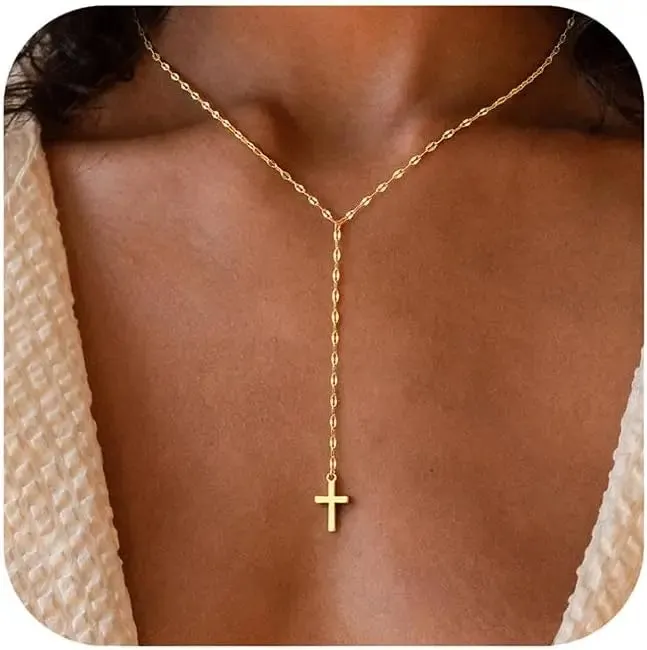 Lariat Cross Y-Necklace sold by Victoria Emerson product image thumbnail 5