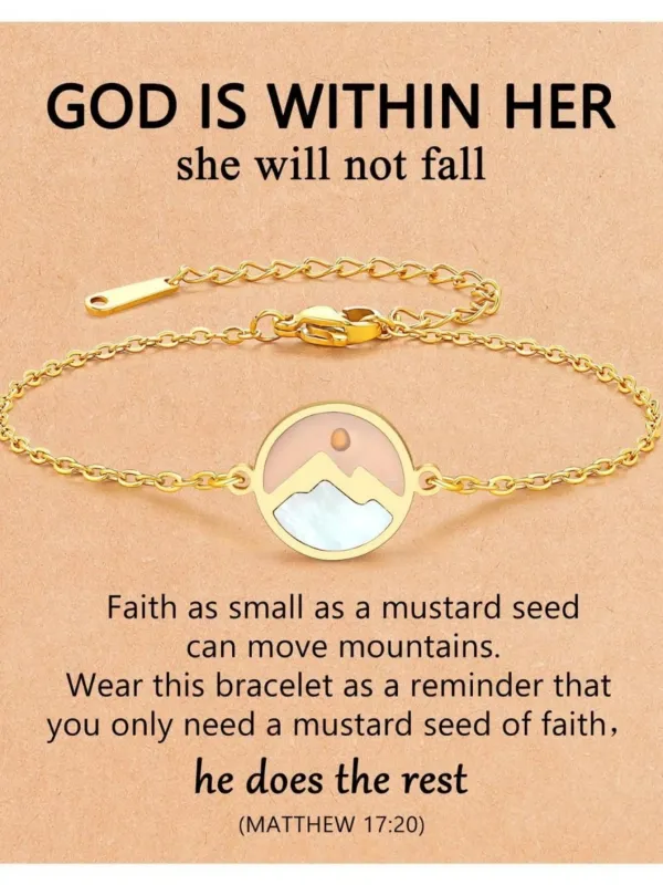 Mustard Seed Faith Bracelet made by Victoria Emerson